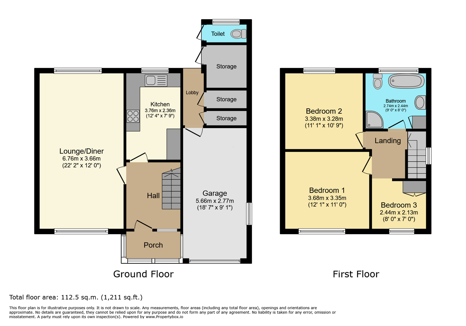 87, Springfield Avenue, Stourbridge floorplan