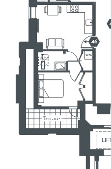 46 Elvian House, Nixey Close, Slough floorplan