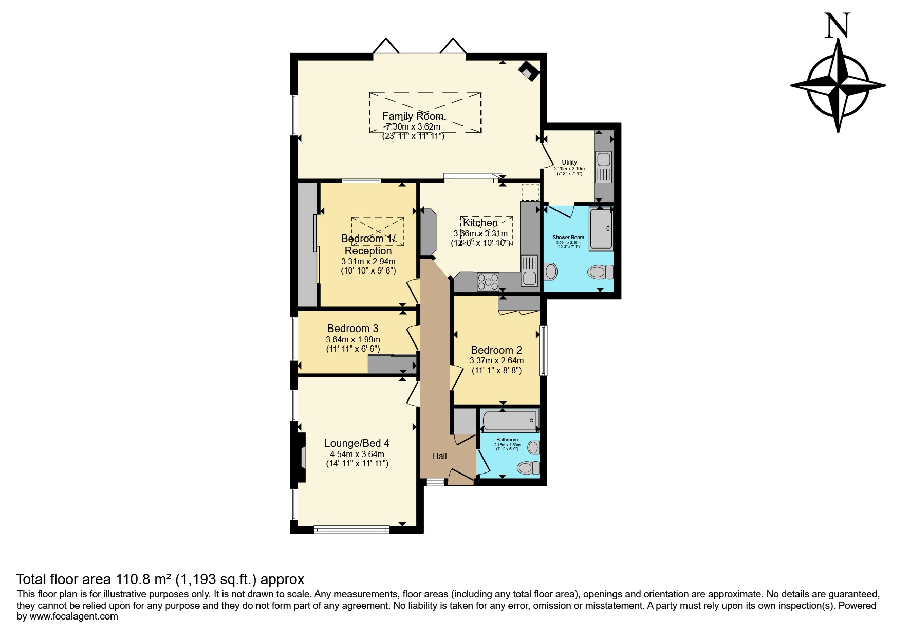 27, Anderwood Drive, Lymington floorplan