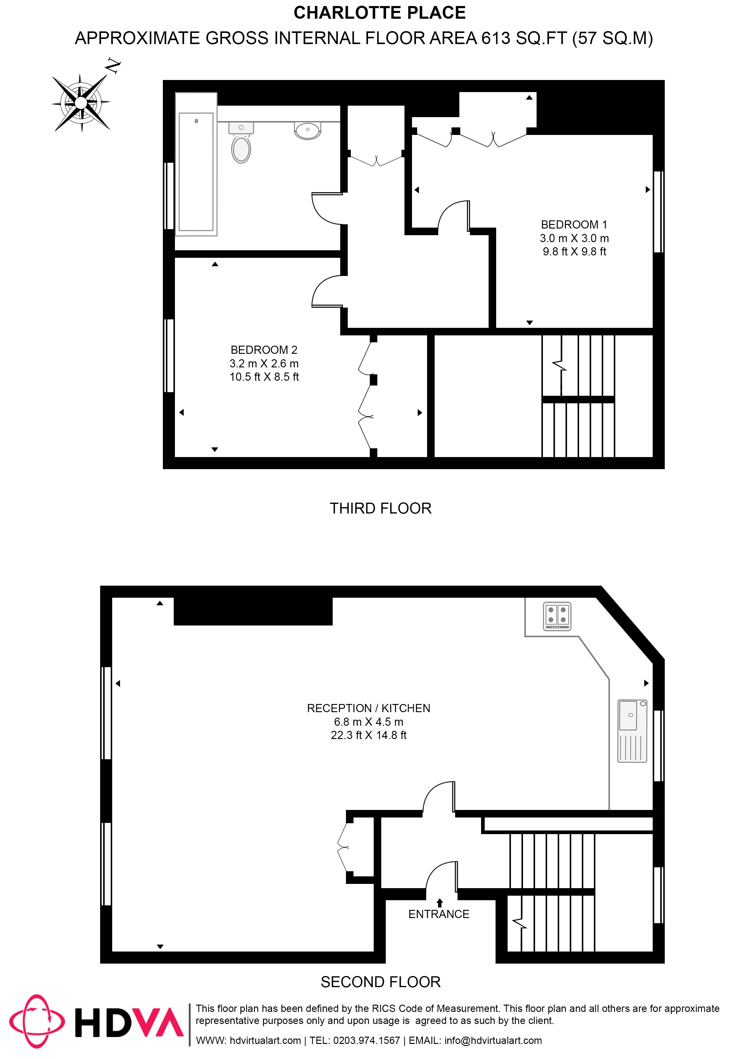 Charlotte Place, London floorplan