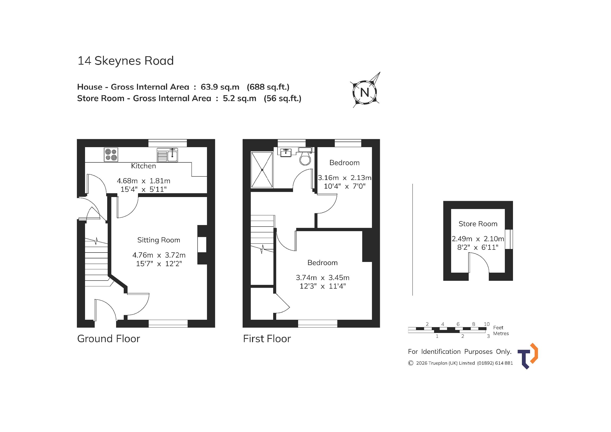 14 Skeynes Road, Edenbridge floorplan