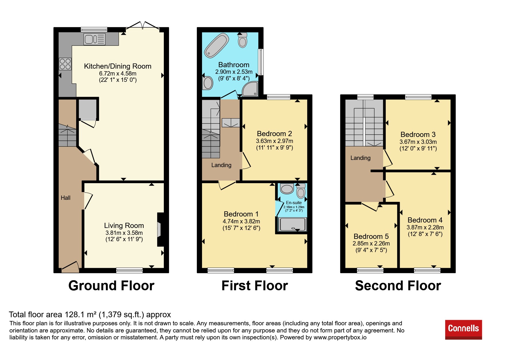 53, Walpole Street, Weymouth floorplan