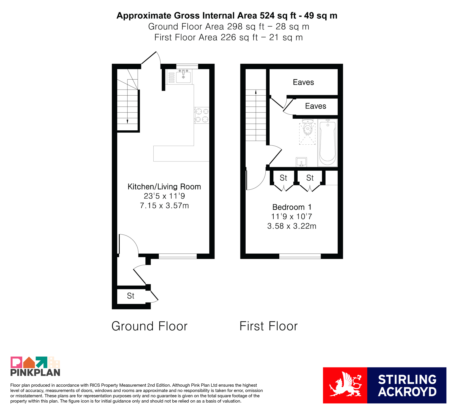 Alexander Road, Surrey floorplan
