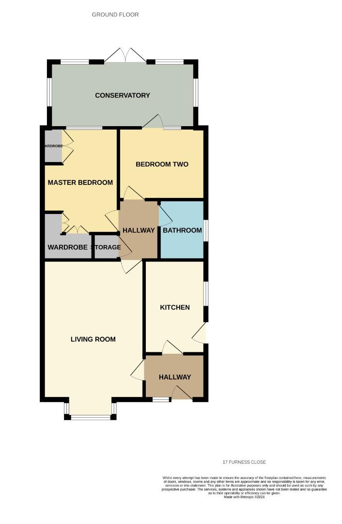 17, Furness Close, Bishop Auckland floorplan