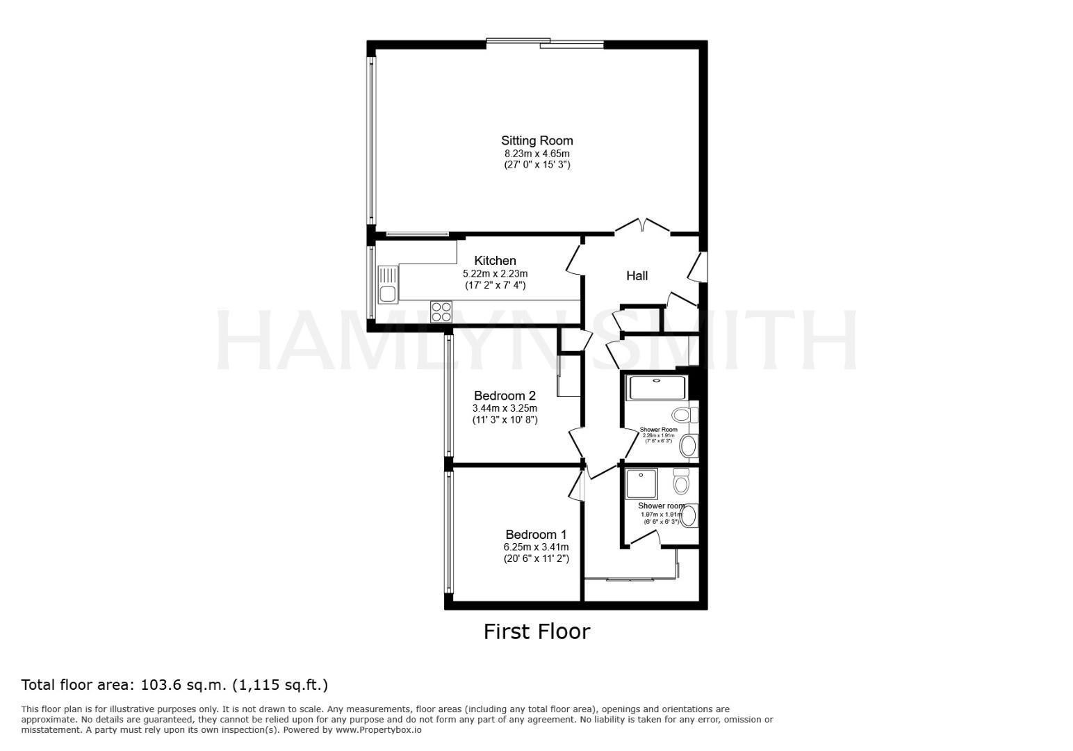 10C Sussex Heights, 14, St. Margarets Place, Brighton floorplan