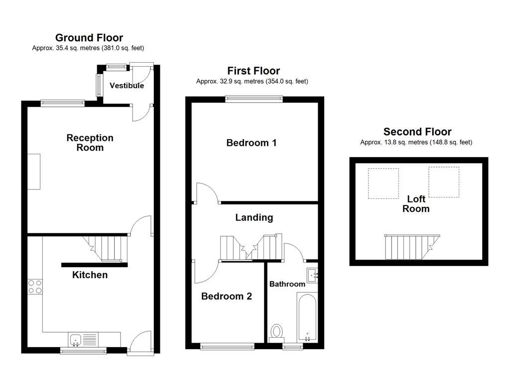 4, Heaplands, Bury floorplan