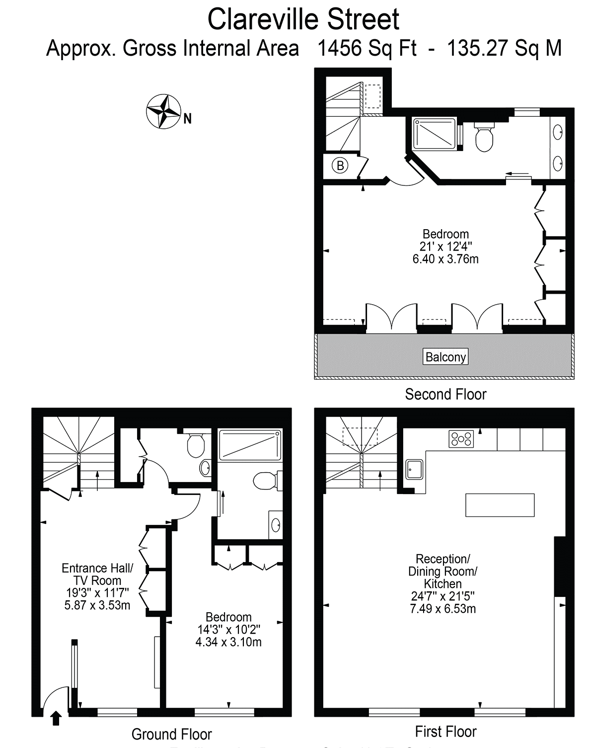 2 bed terraced house for sale in Clareville Street, South Kensington