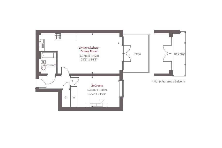 1 Bedrooms Flat for sale in Widbrook Road, Maidenhead, Berkshire SL6