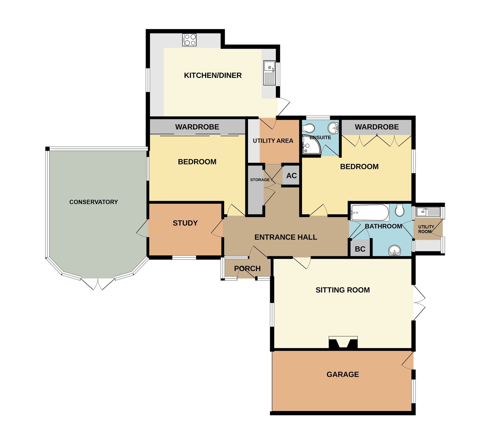 5, Pound Close, Ledbury floorplan