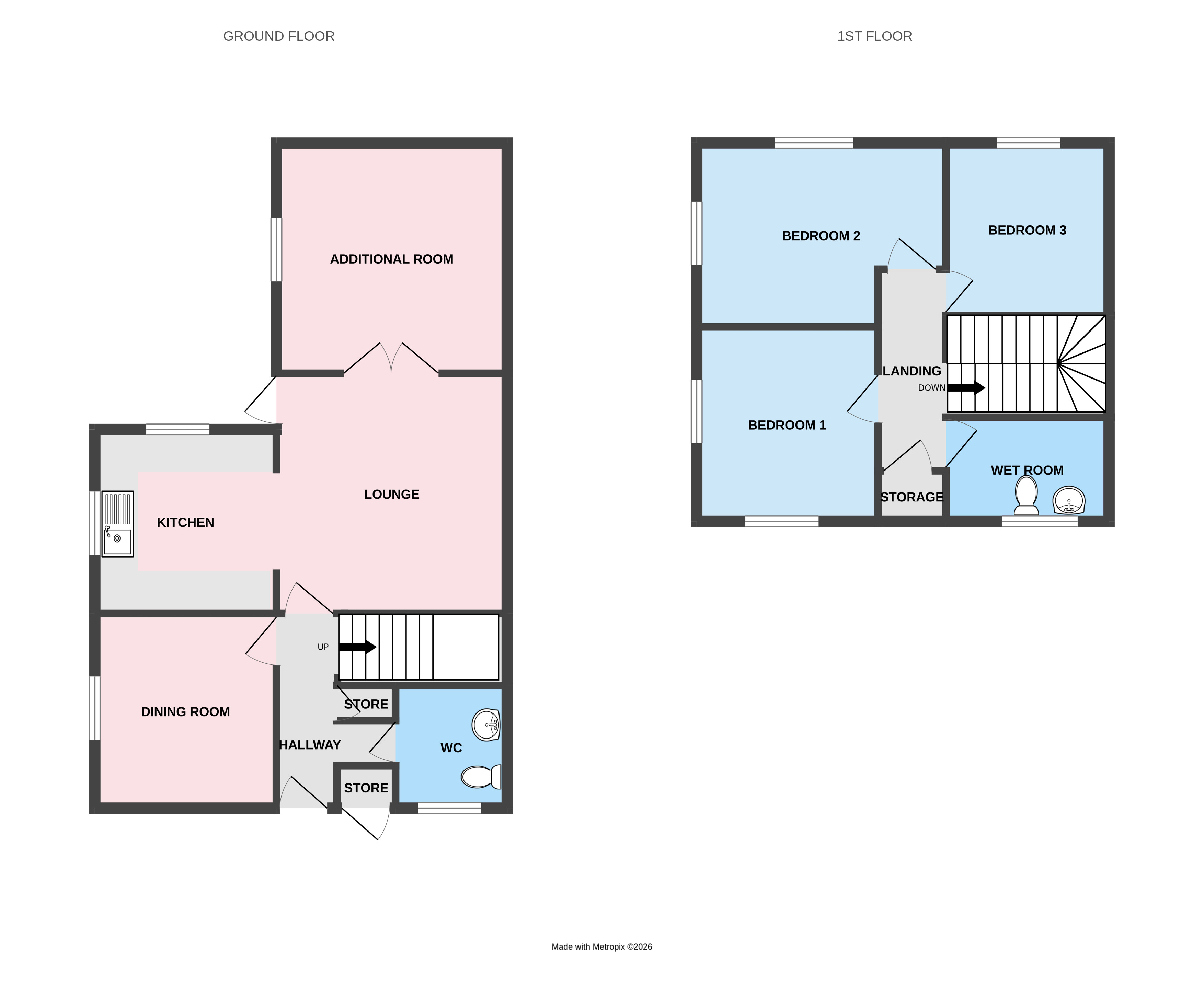 67, Deercote, Telford floorplan