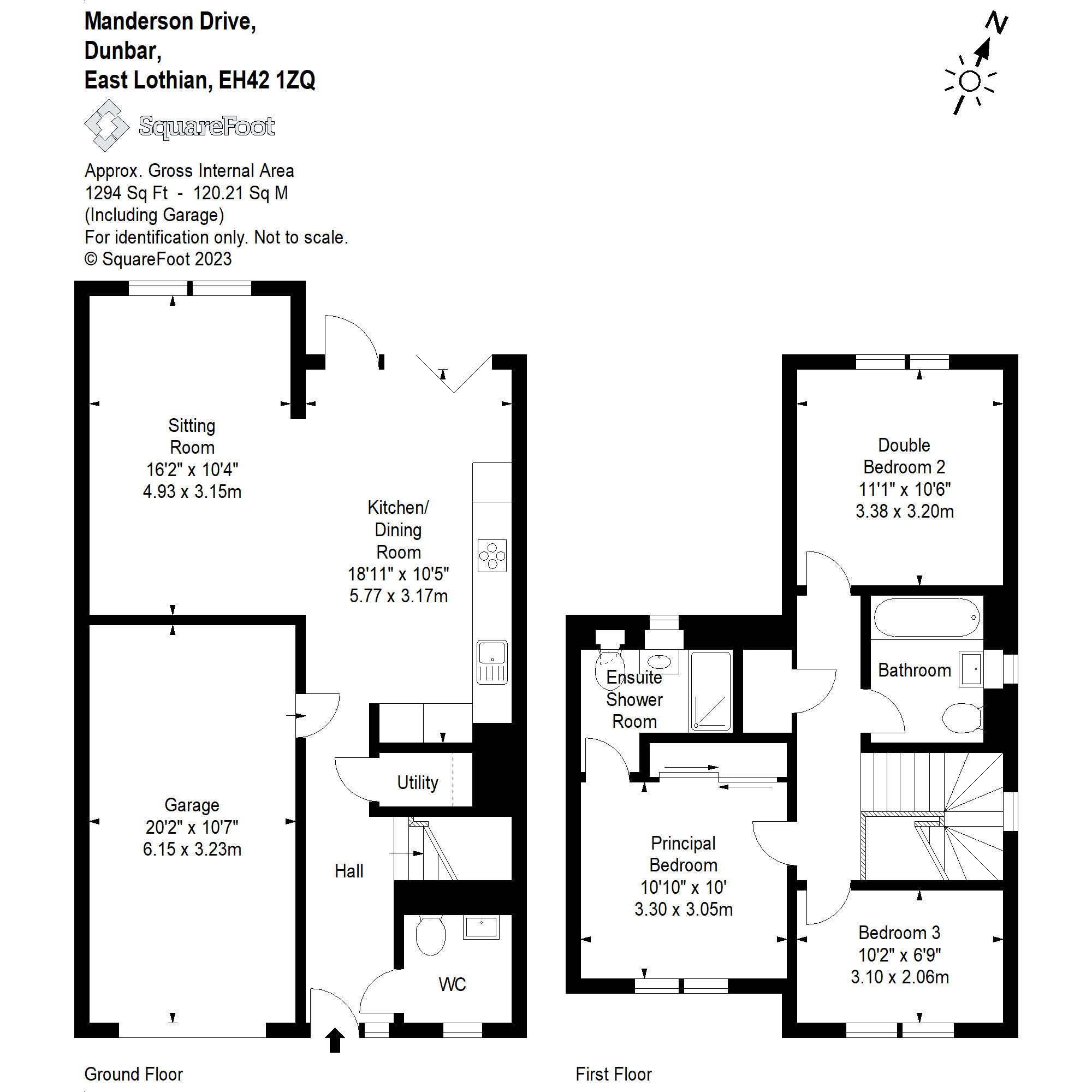 31 Manderson Drive, Dunbar EH42, 3 bedroom detached house for sale