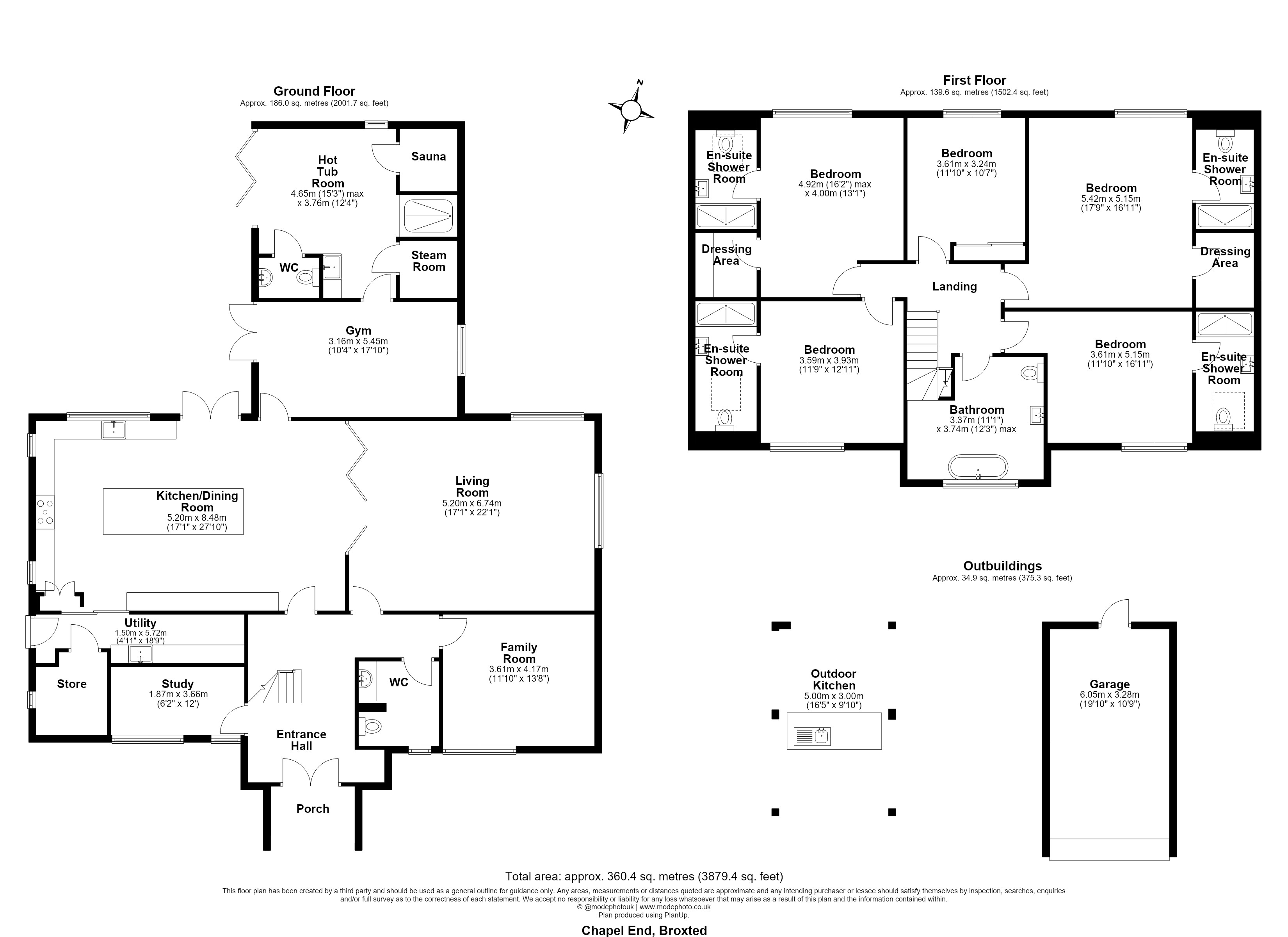 Damson Cottage, Woodgates End, Dunmow floorplan