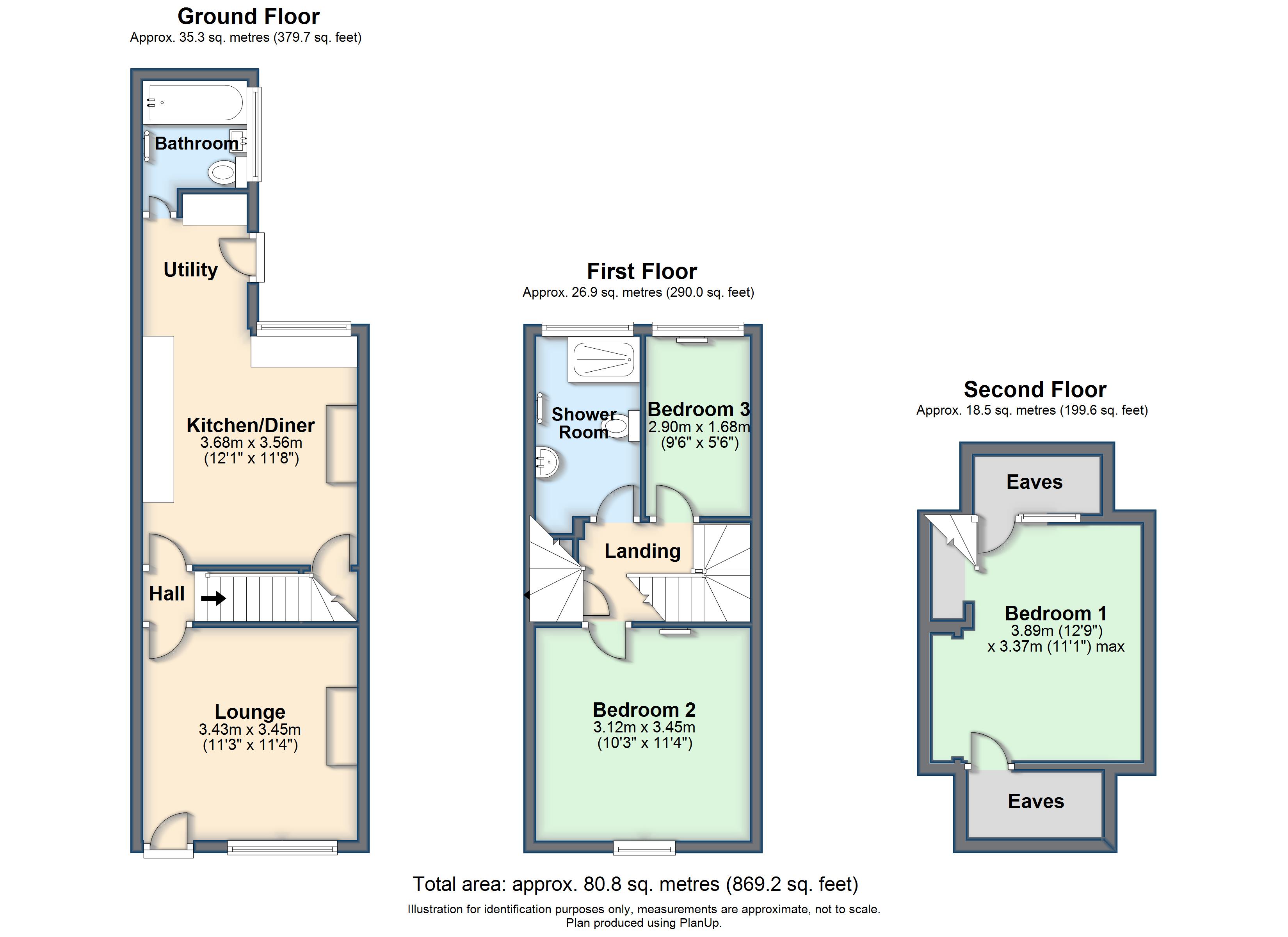 3 Bedrooms Terraced house for sale in Market Street, Draycott, Derby DE72