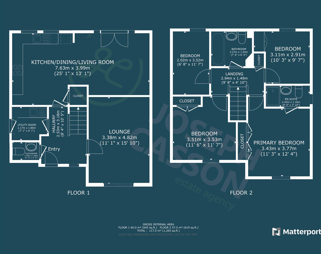 2, Westminster Way, Bridgwater floorplan