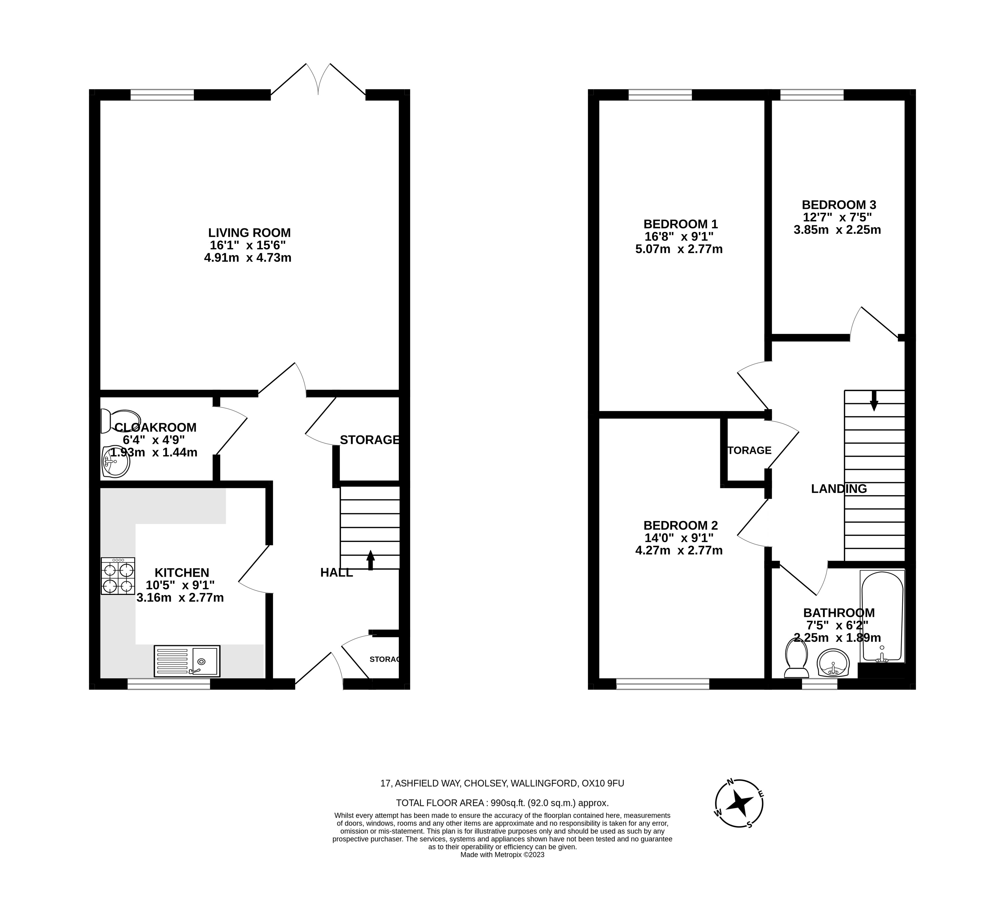 Cholsey, Wallingford OX10, 3 bedroom terraced house for sale 64912378