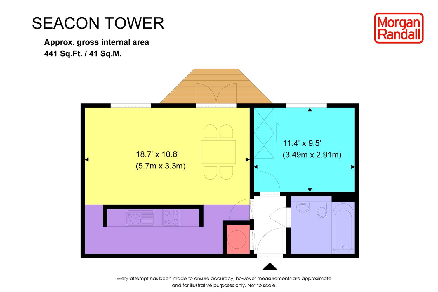 1 Bedrooms Flat to rent in Seacon Tower, Canary Wharf E14