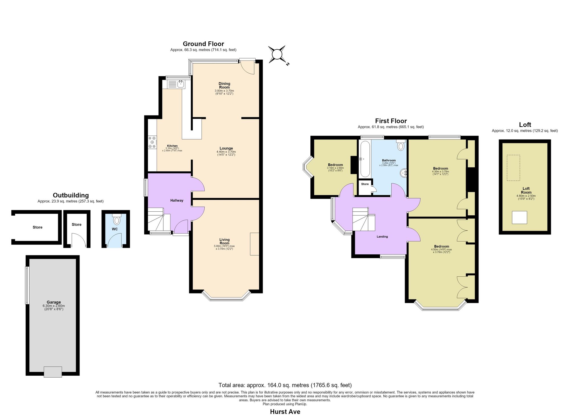83 Hurst Avenue, Chingford floorplan