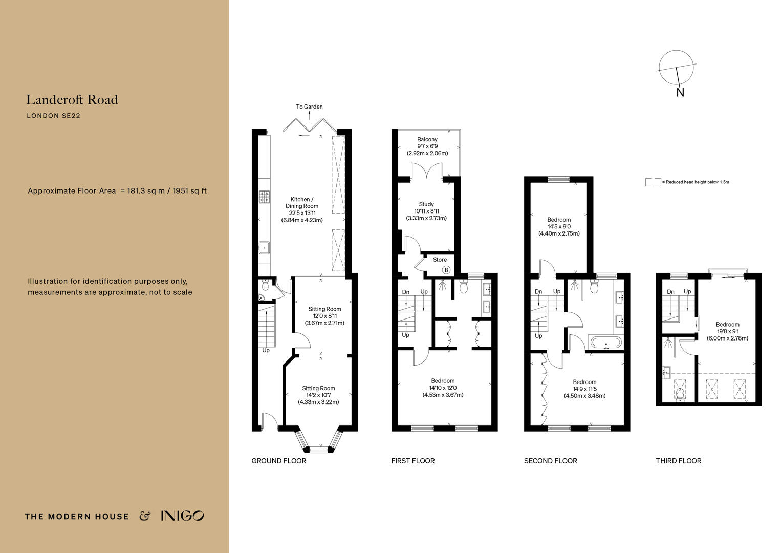 90, Landcroft Road, London floorplan