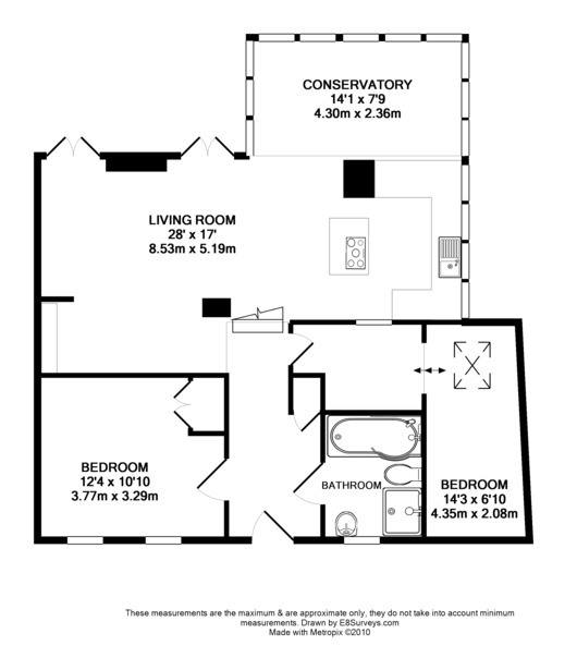 2 Bedrooms Flat to rent in St. Andrews Lane, Headington, Oxford OX3