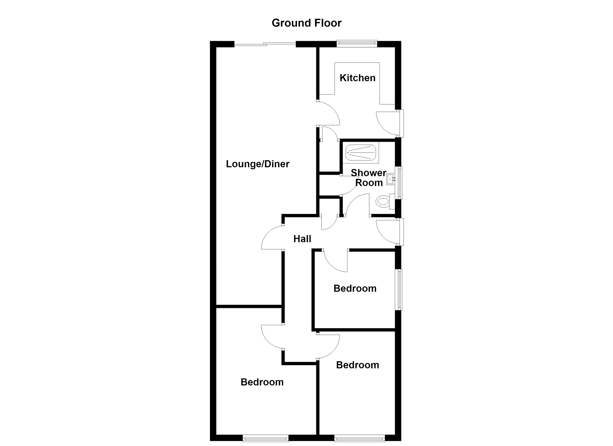 41, Reed Pool Close, Leicester floorplan