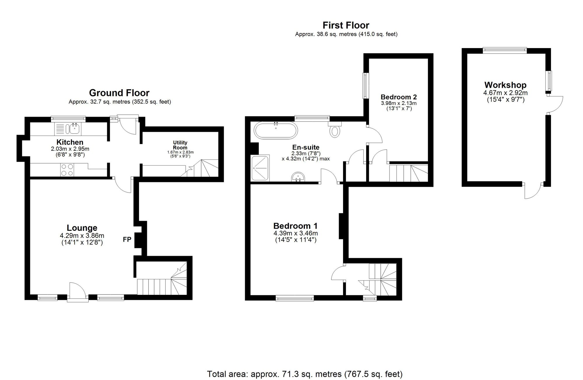 17 Cheyney Street, Royston floorplan