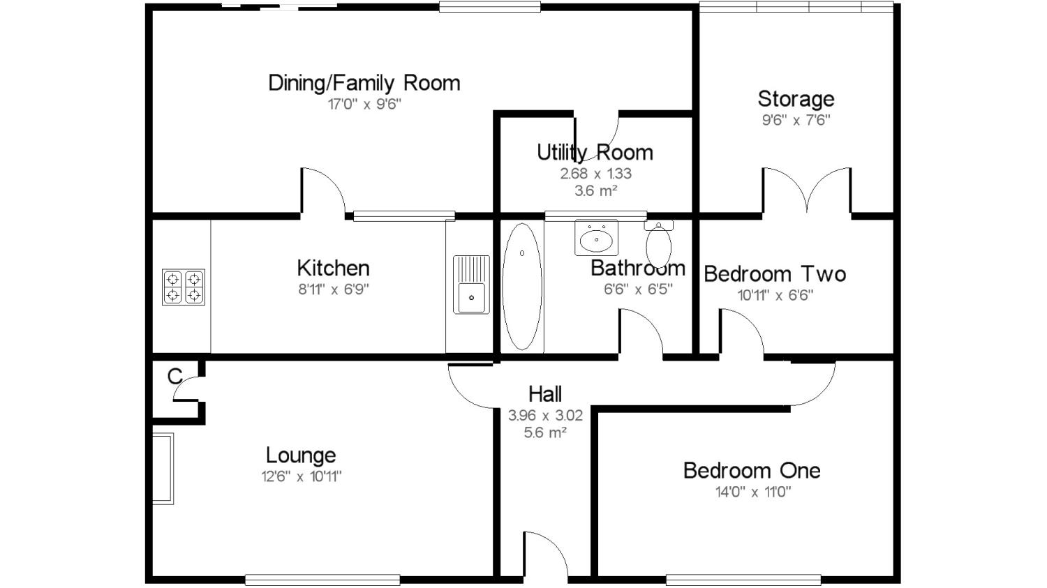 2 Bedrooms Bungalow for sale in Dunkirk Road, Burnham-On-Crouch CM0