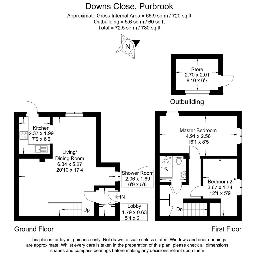 Downs Close, Waterlooville floorplan
