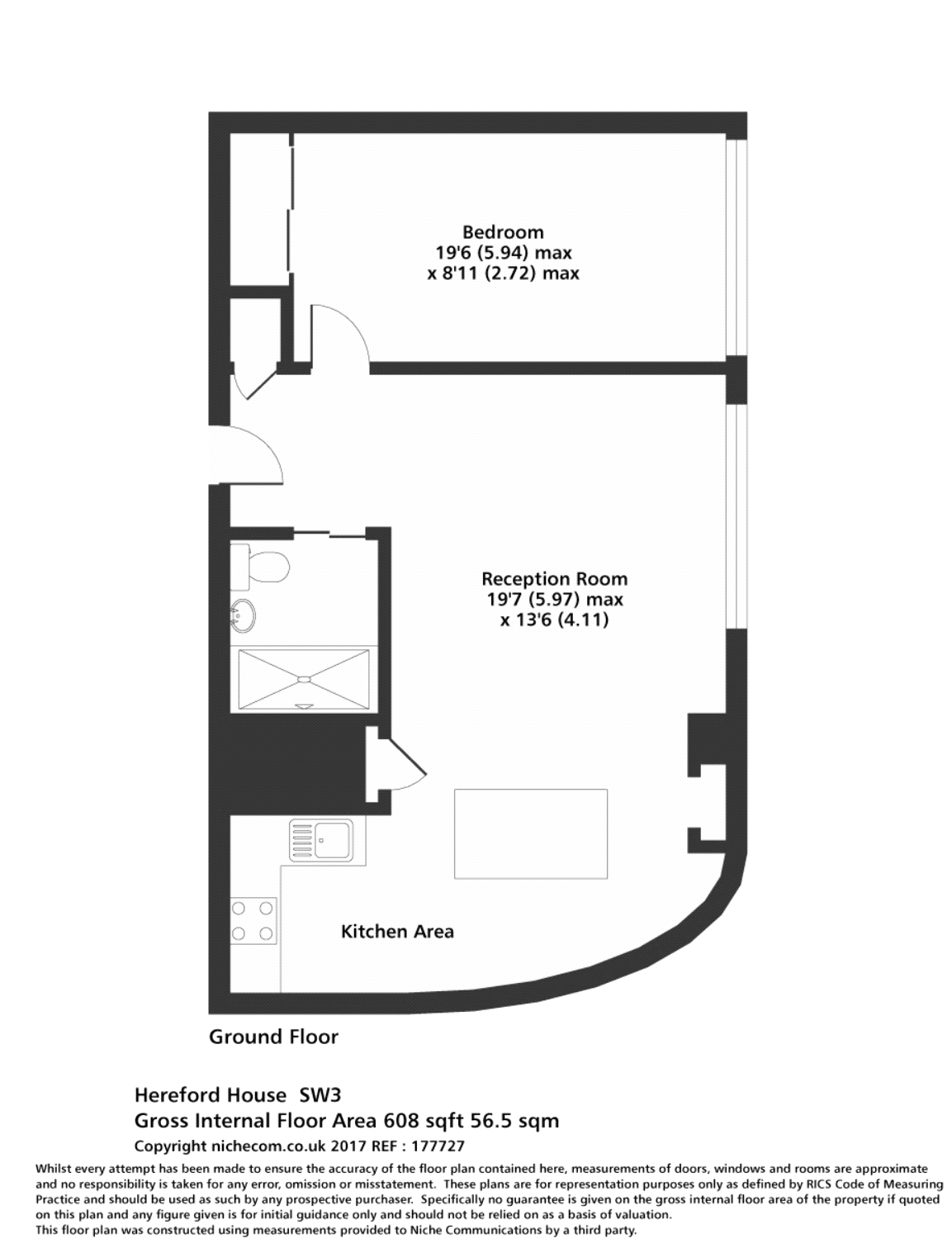 1 Bedrooms Flat to rent in Ovington Gardens, London SW3