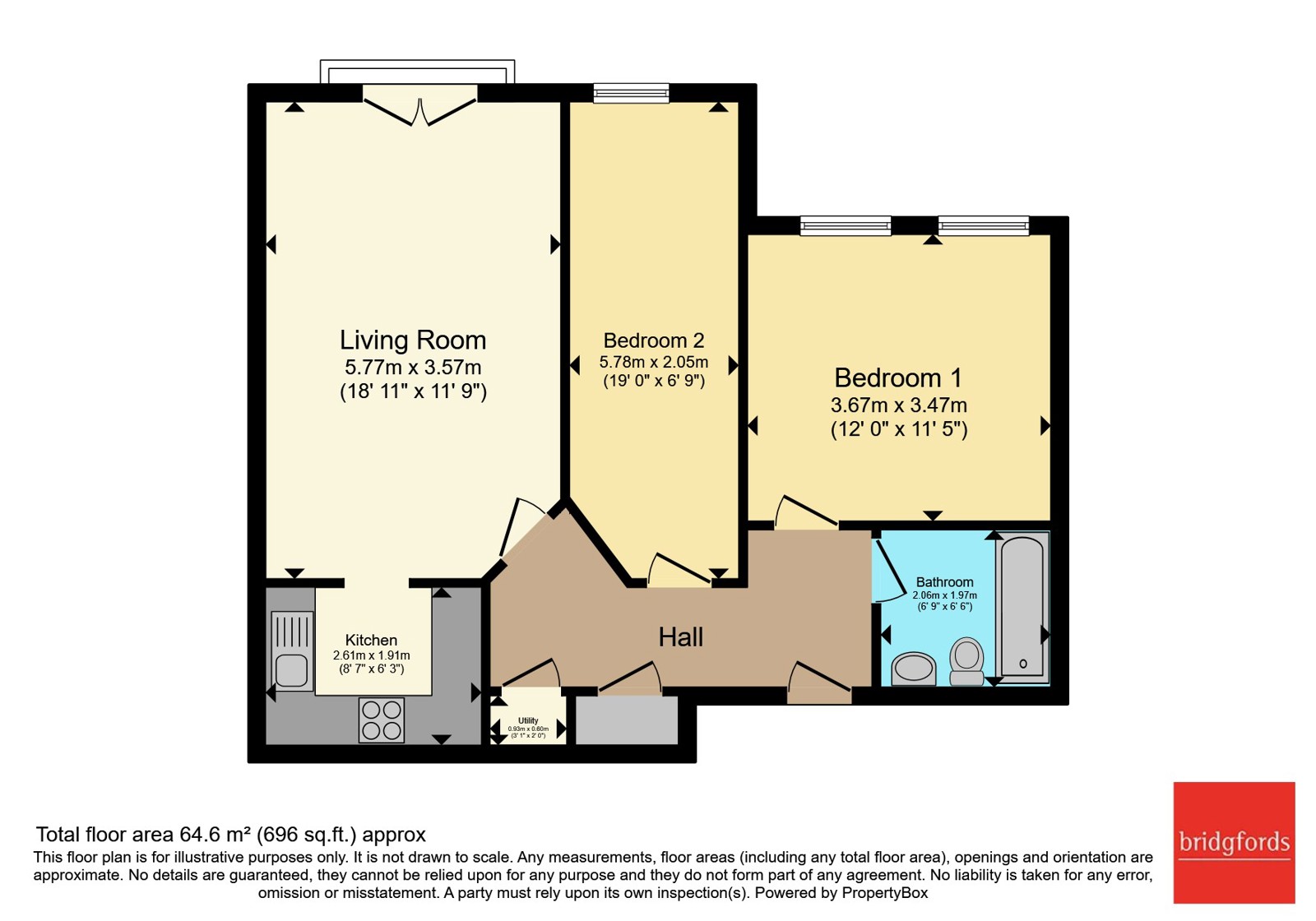 St. Davids Court,, Flat 61 Sherborne Street, Lancashire floorplan