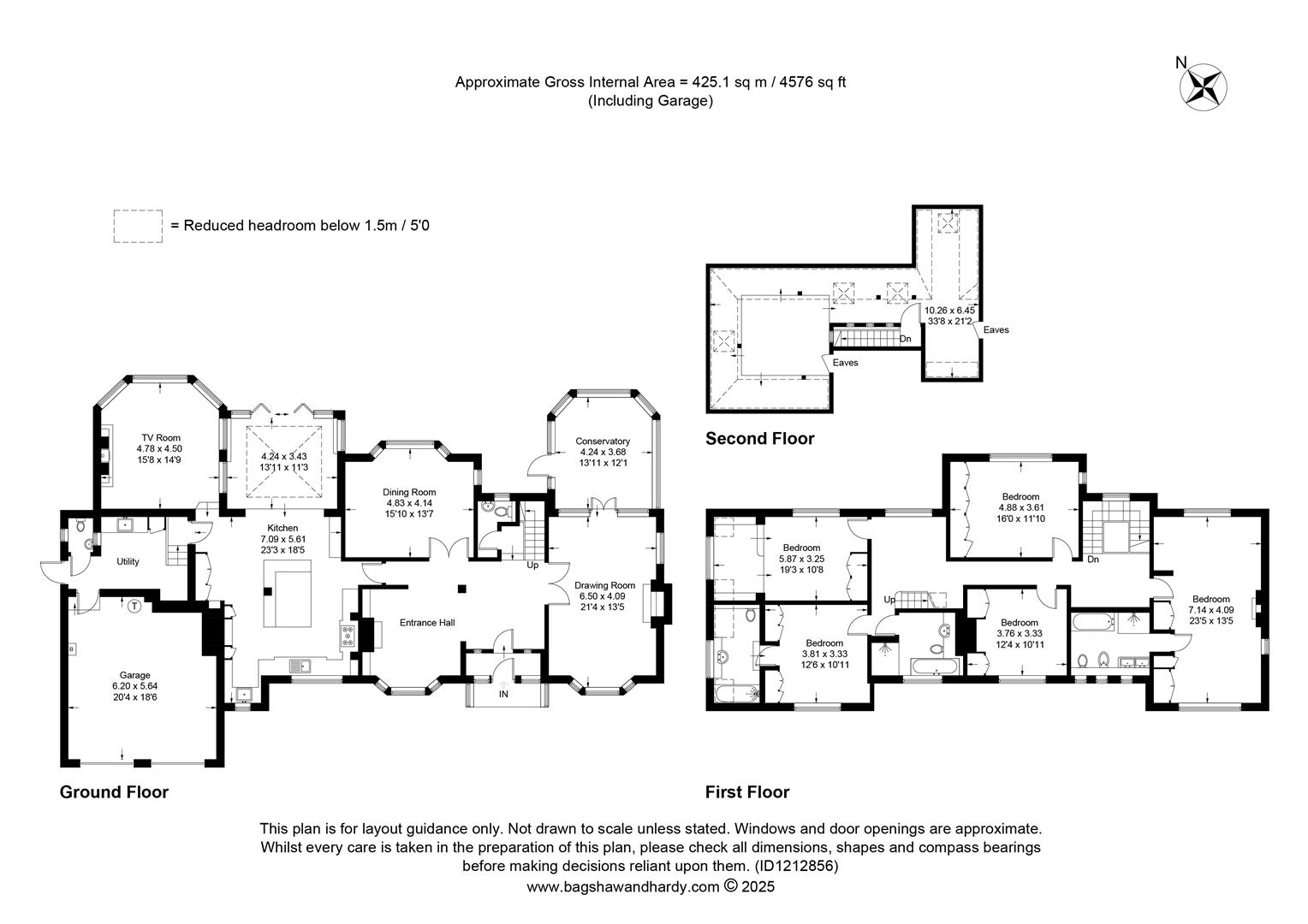 St. Mary's Cottage, 12 The Ridgeway, Fetcham floorplan