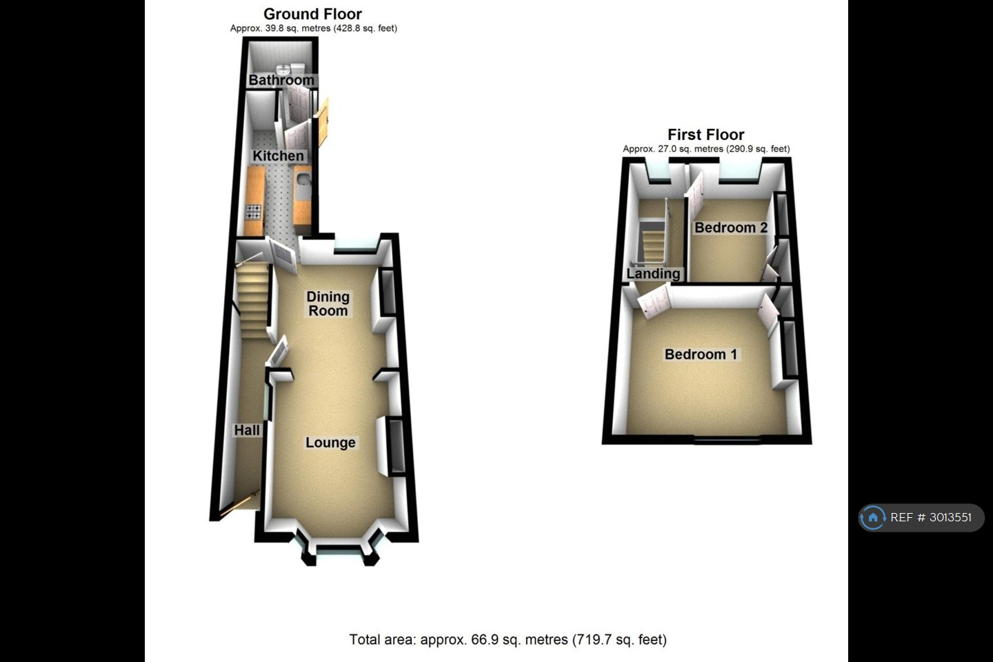 Clumber St, Hull floorplan