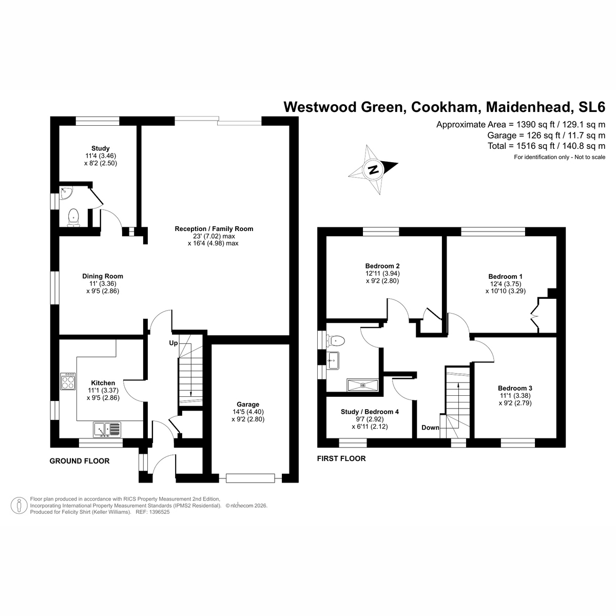 54, Westwood Green, Cookham floorplan