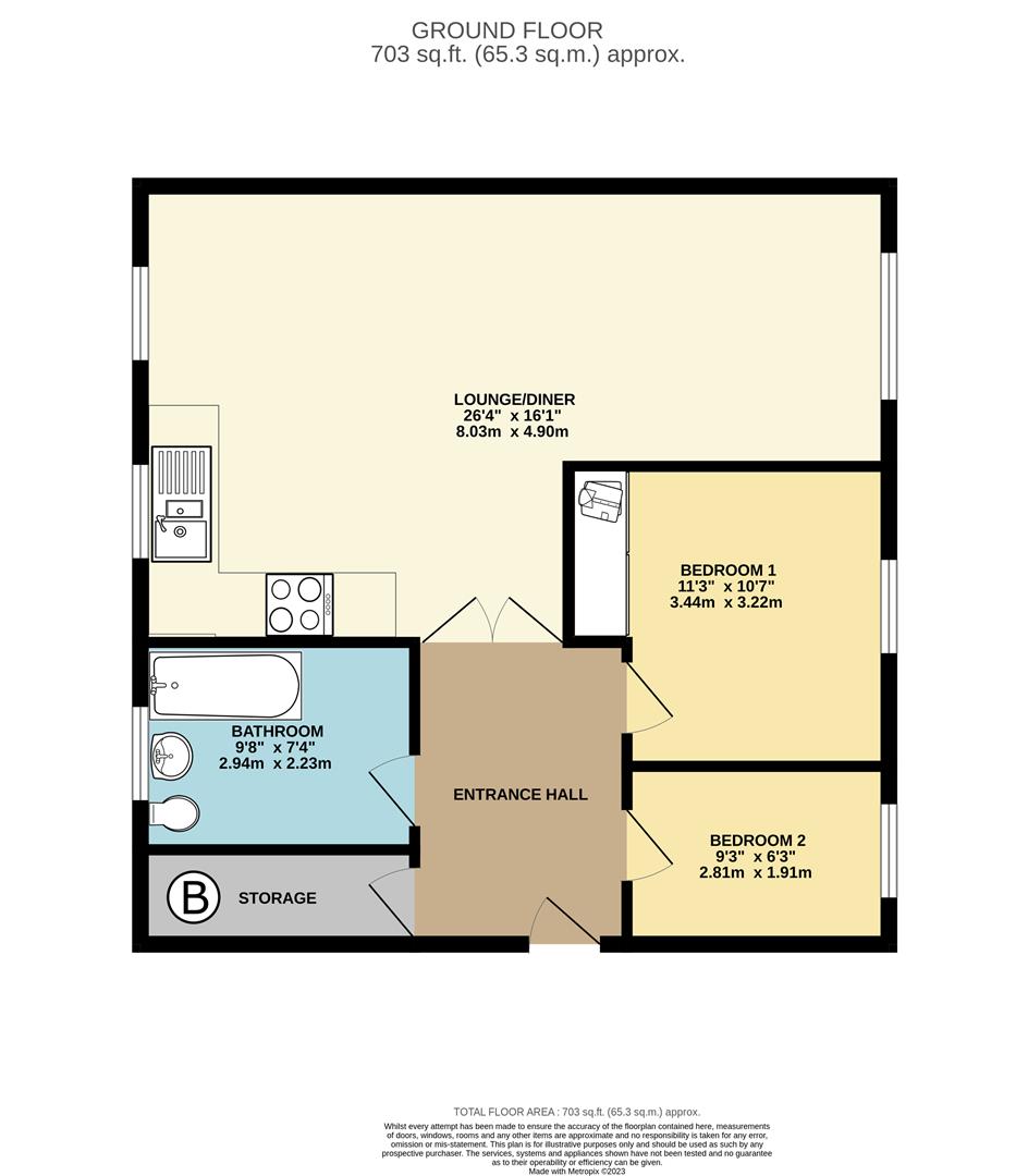 9, Majestic Court, Barnsley floorplan