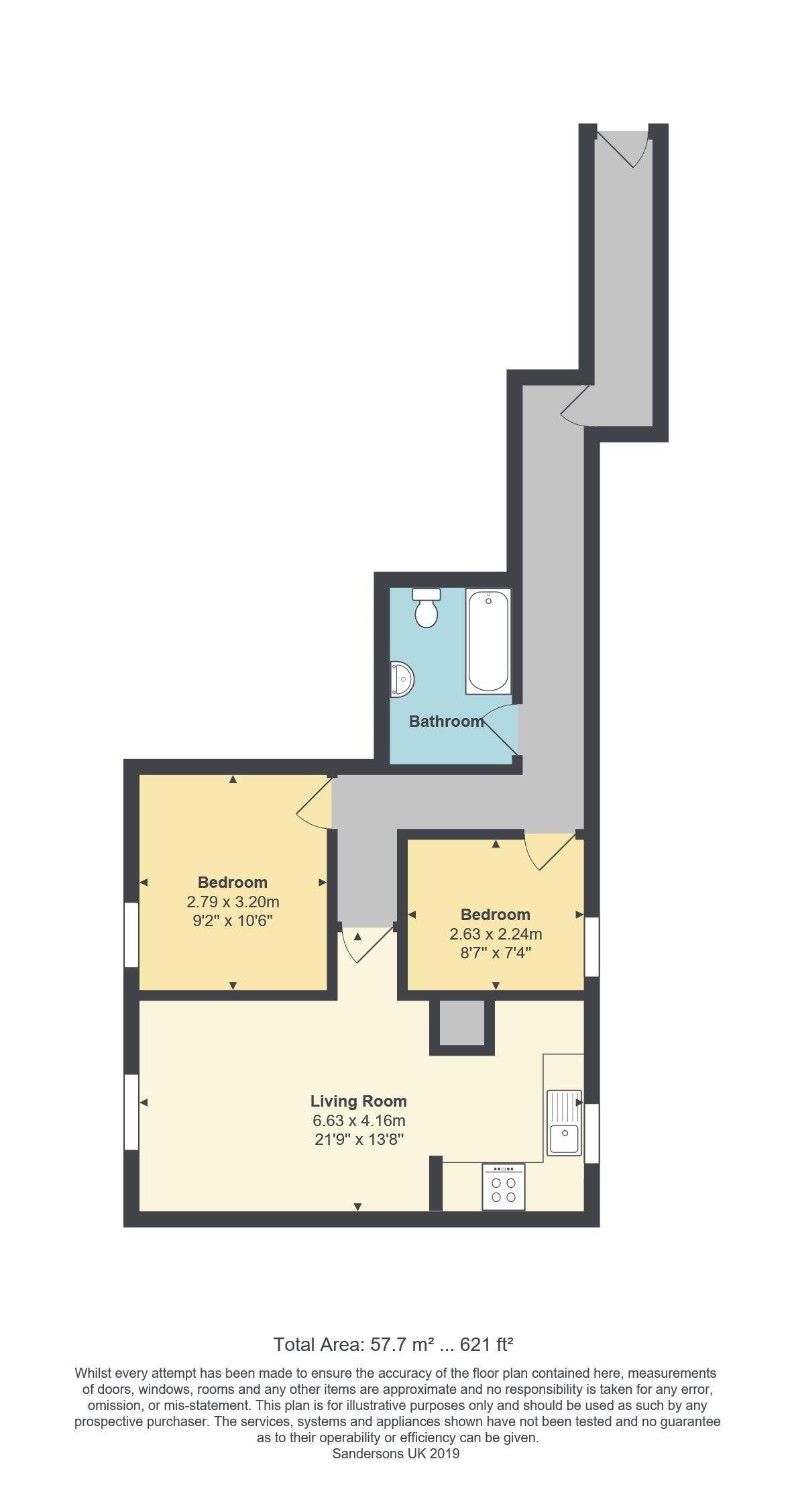 2 Bedrooms Flat to rent in Chaucer Wood Court, Canterbury CT1