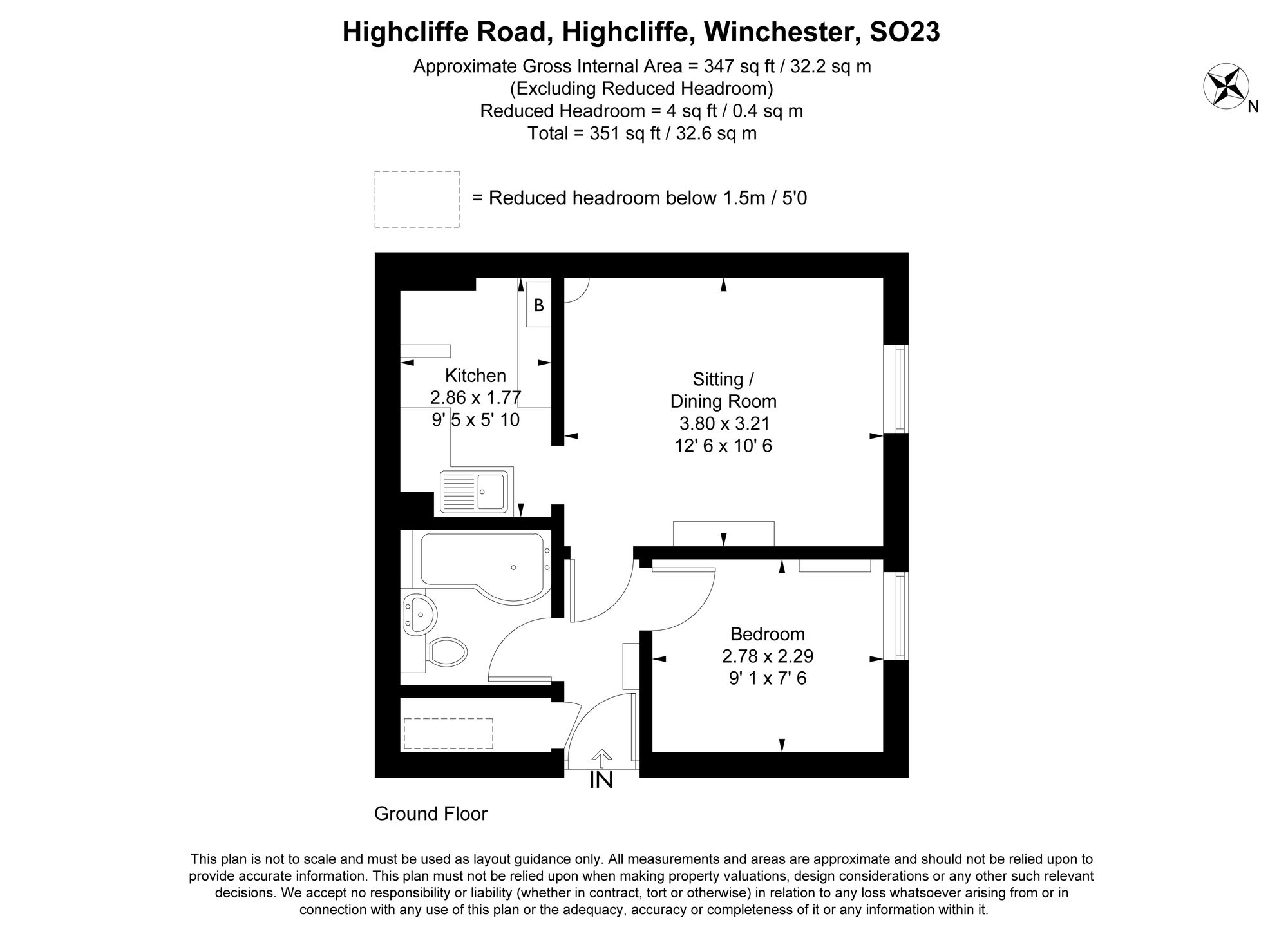 27a Highcliffe Road, Winchester floorplan