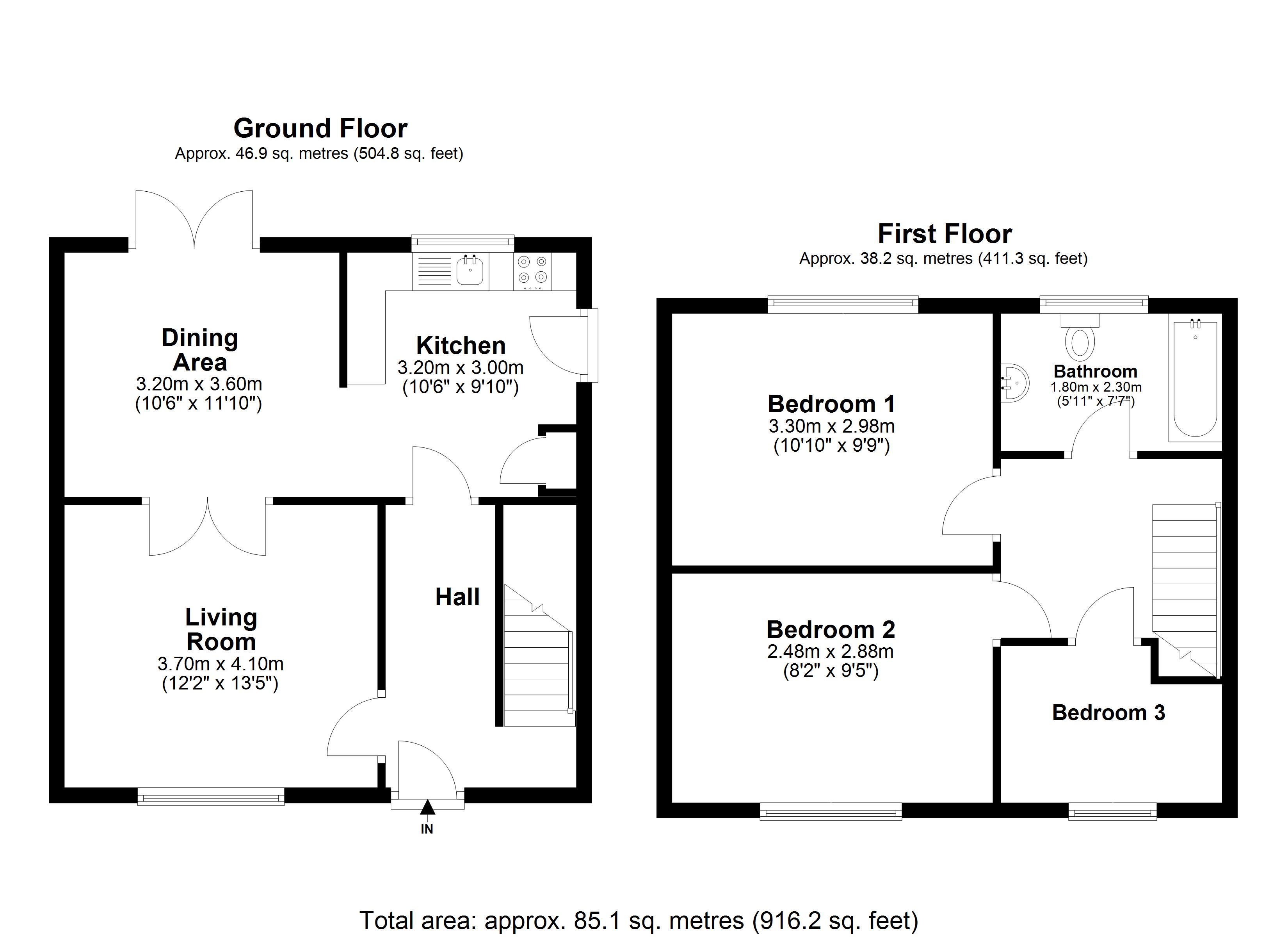 36, Lynn Walk, Reigate floorplan