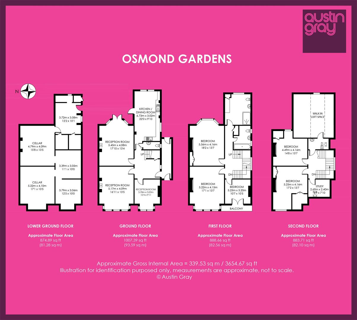Osmond Gardens, Osmond Road, Hove BN3, 5 bedroom property for sale