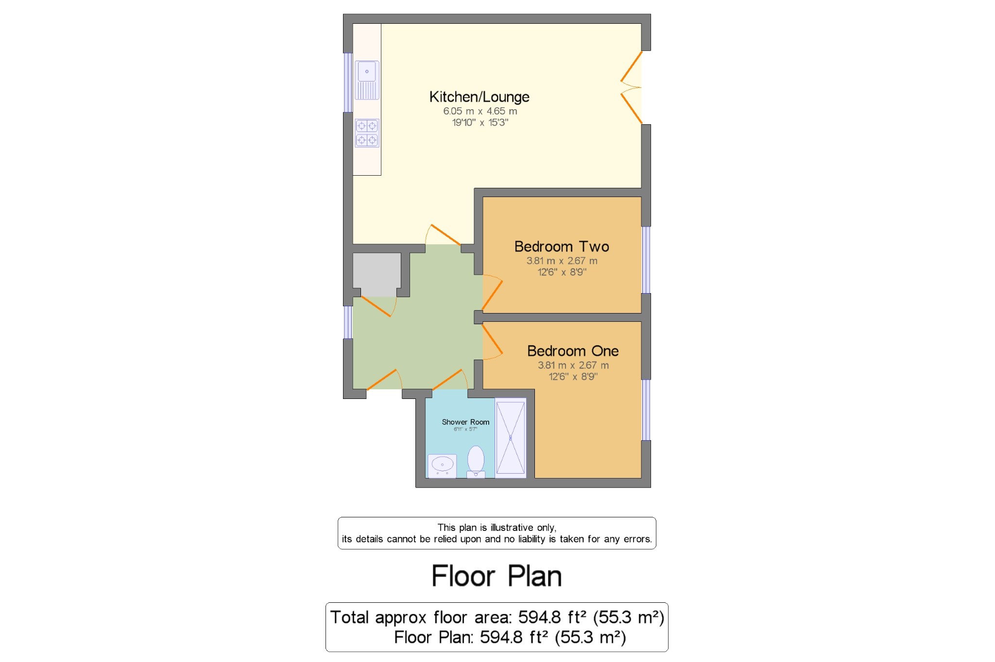 2 bed flat for sale in Valley Mill Lane, Bury, Greater Manchester BL9