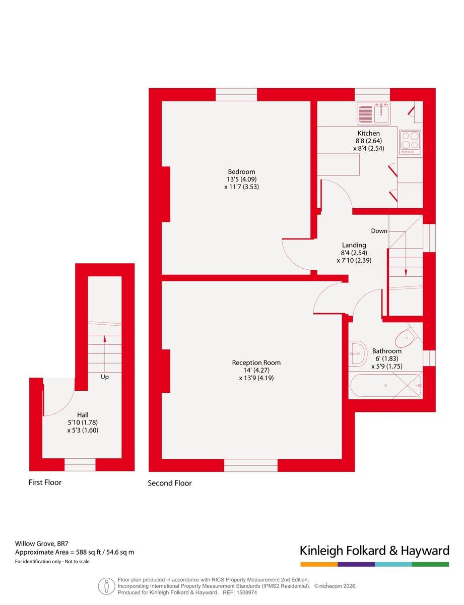 Flat D,, Brentnor, Chislehurst floorplan