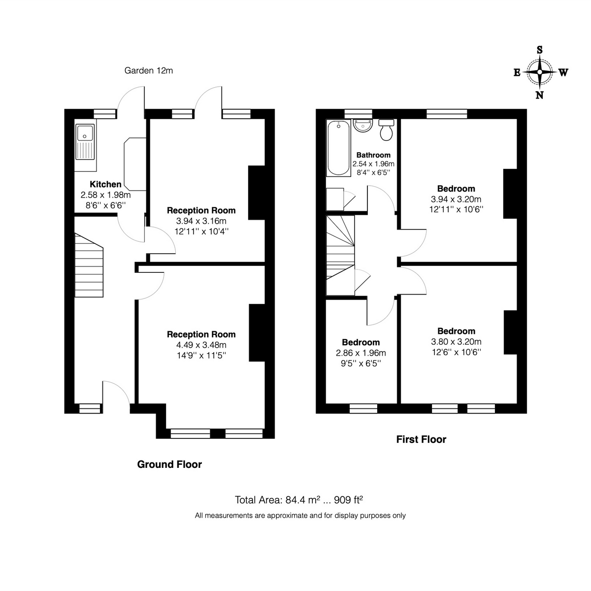 160, Dowsett Road, London floorplan