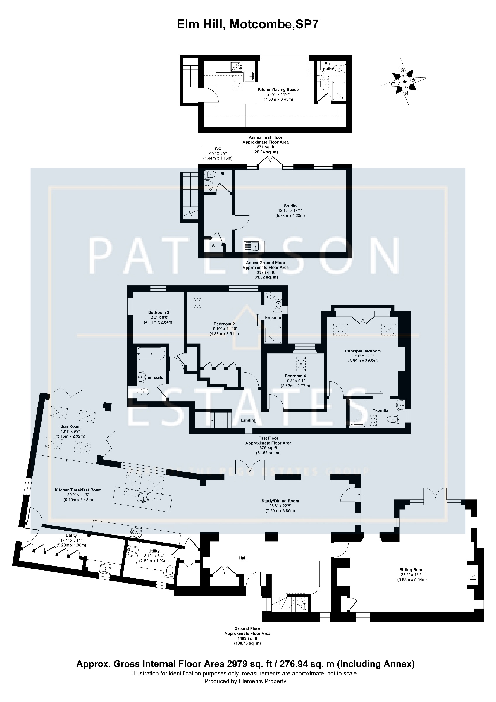 The Little Elms, Elm Hill, Motcombe, Shaftesbury floorplan