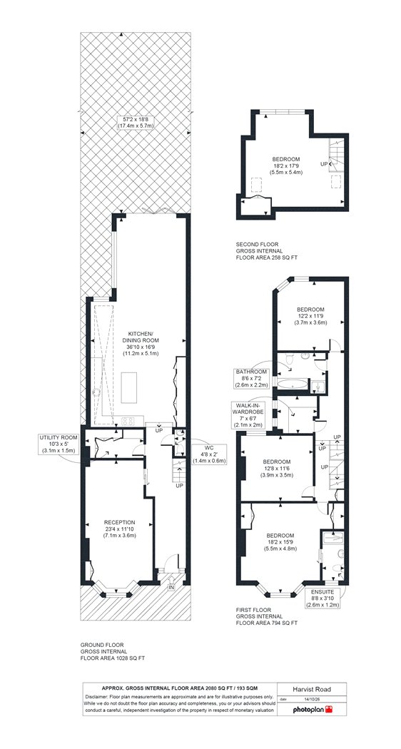 Harvist Road, London floorplan