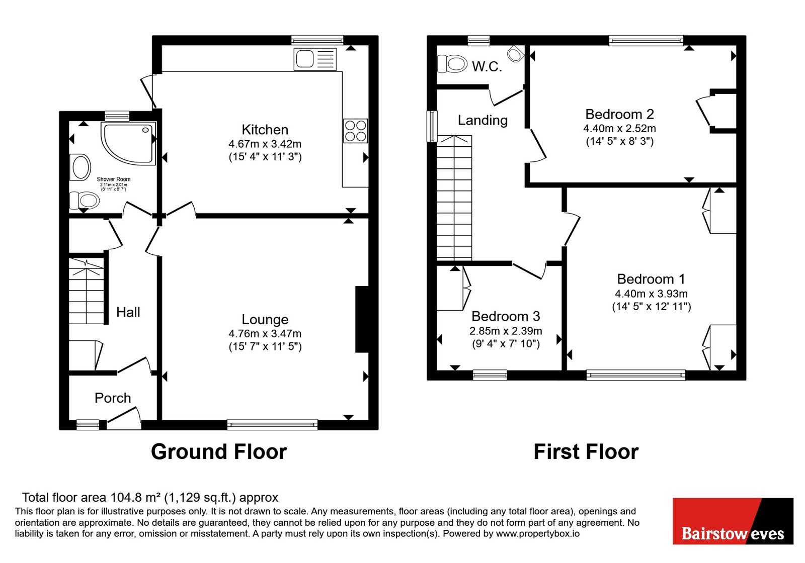 13, Handel Crescent, Essex floorplan