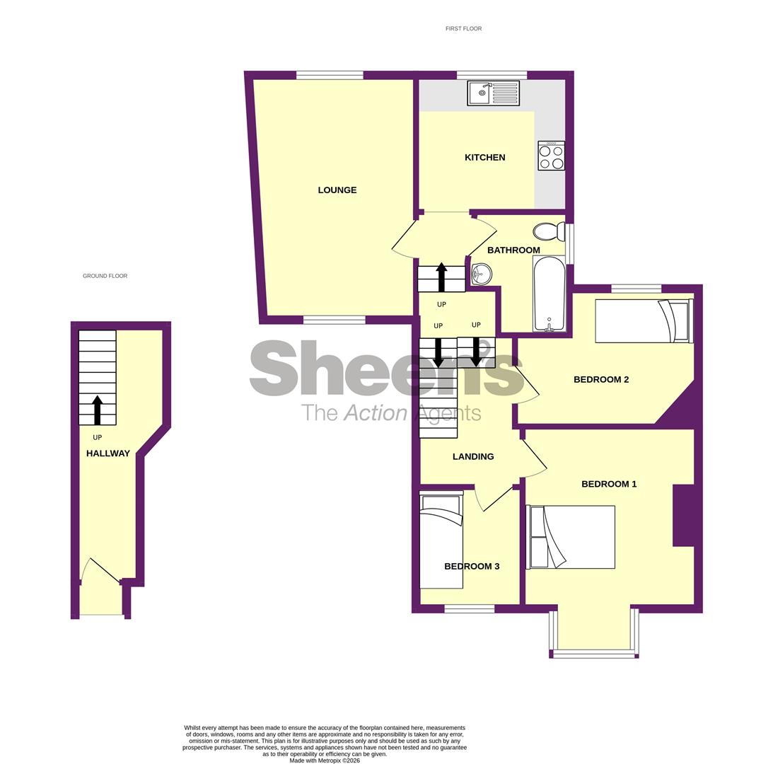 71, Coppins Road, Clacton-On-Sea floorplan