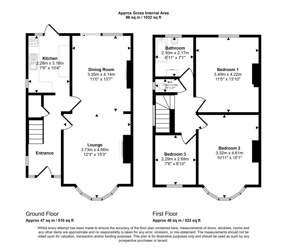2, Herne Close, Neasden floorplan
