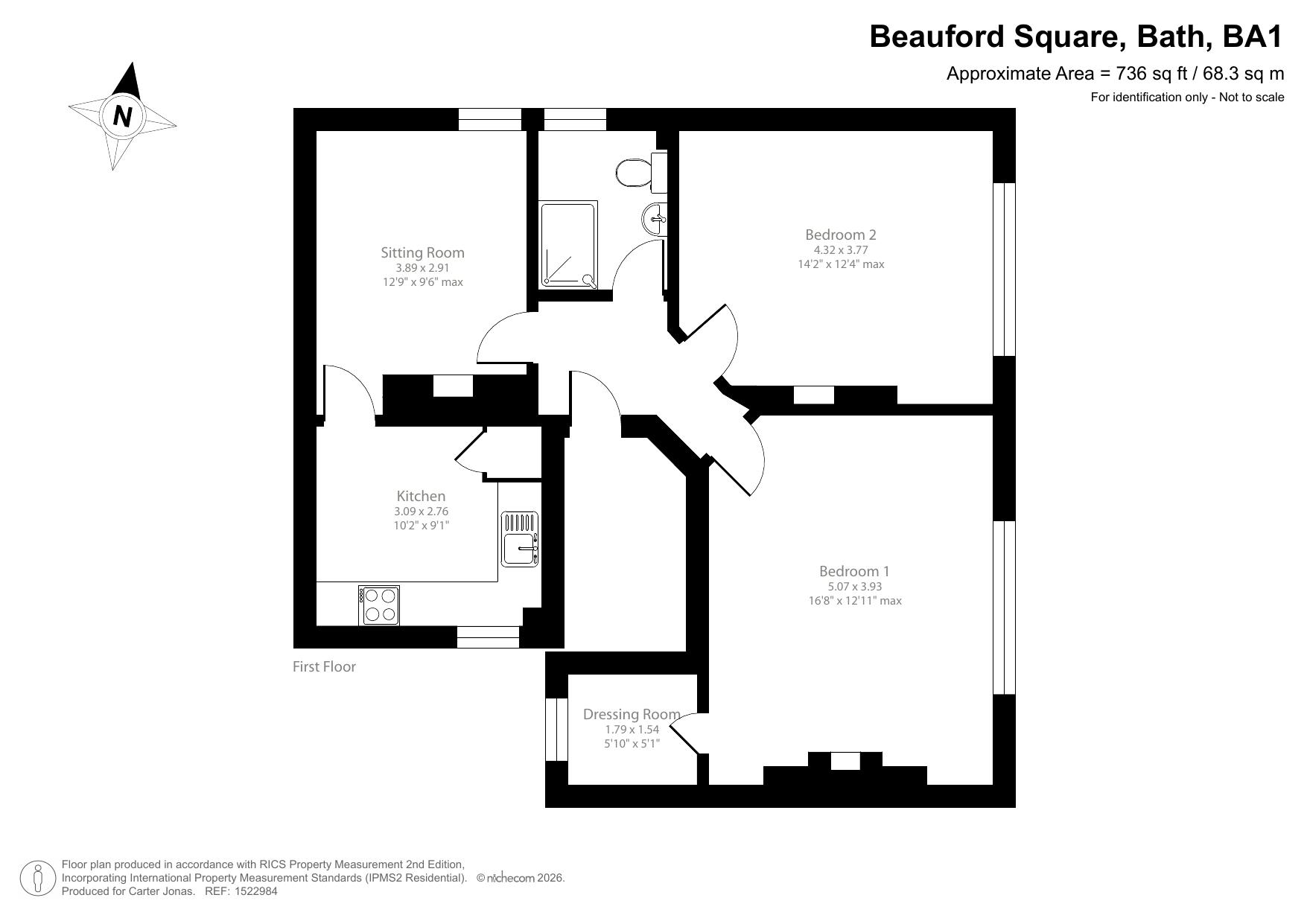 Beauford Square, Somerset floorplan