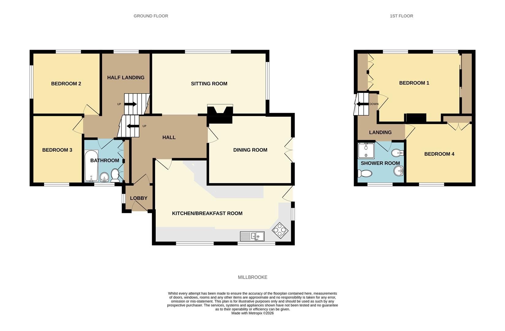 Millbrooke, Yelverton floorplan