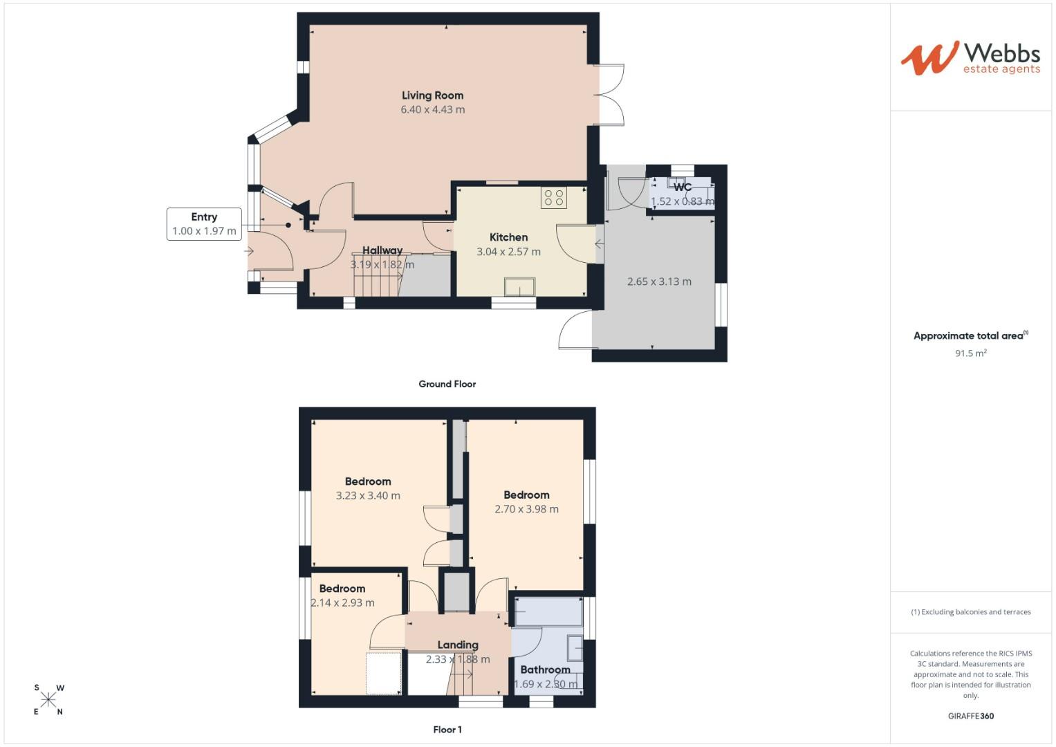 113, Hawbush Road, Walsall floorplan