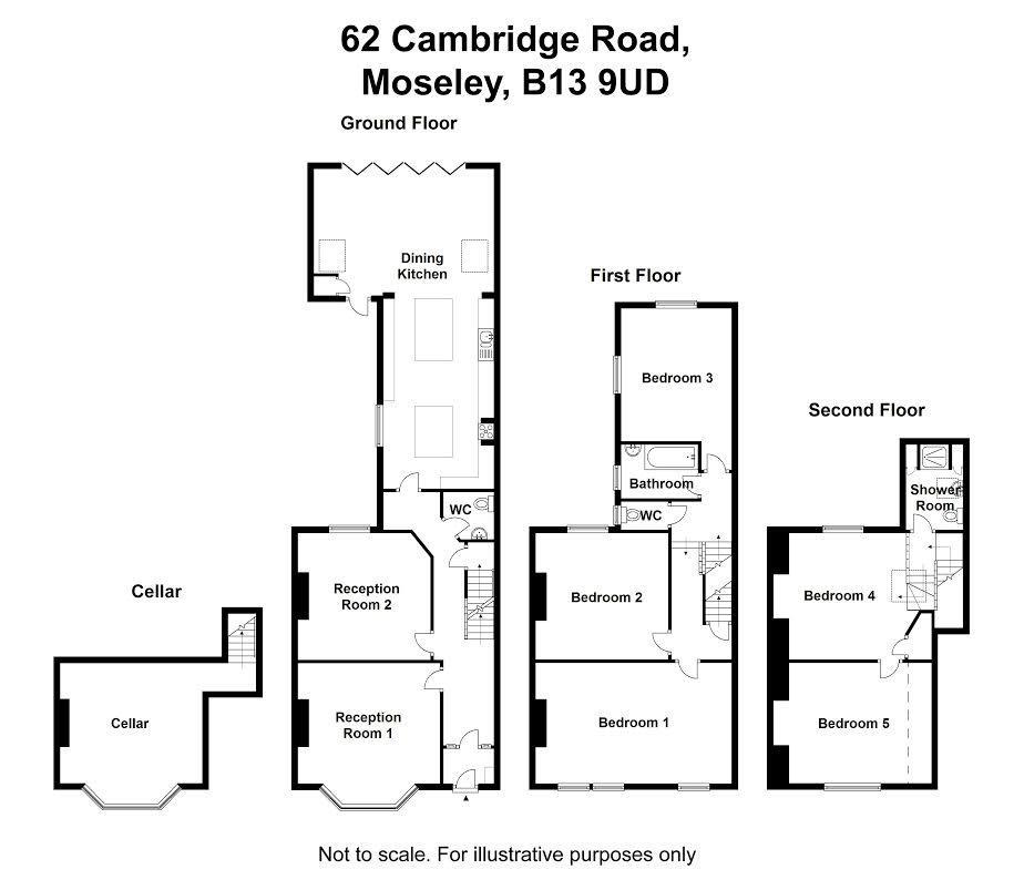 62, Cambridge Road, Birmingham floorplan