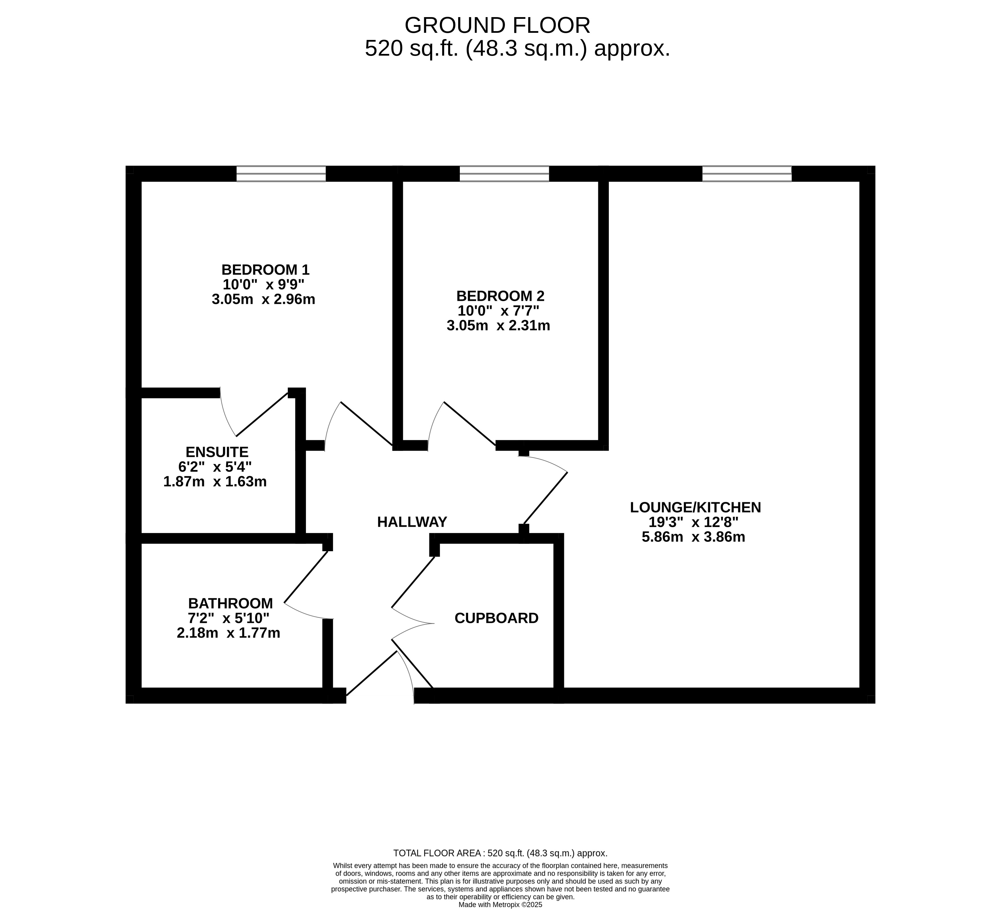 152, Greenings Court, Cheshire floorplan